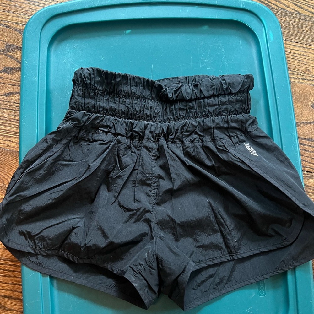 Free People Way Home Shorts size small black